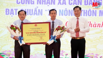 Xã Cần Đăng đạt chuẩn xã nông thôn mới nâng cao