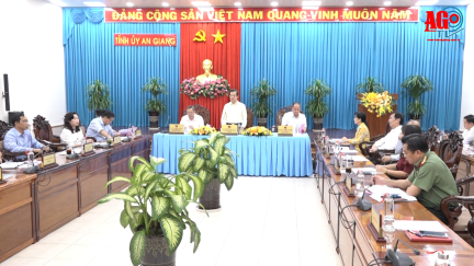 Thường trực Tỉnh ủy An Giang đánh giá tình hình tổ chức Tết Nguyên đán Quý Mão 2023