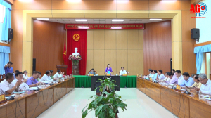 Đoàn đại biểu Quốc hội tỉnh An Giang tiếp xúc UBND tỉnh trước kỳ họp thứ 5, Quốc hội khóa XV