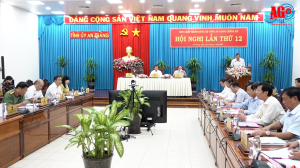 Khai mạc Hội nghị lần thứ 12, Ban Chấp hành Đảng bộ tỉnh An Giang (khóa XI)
