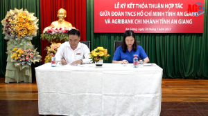 Tỉnh đoàn An Giang và Agribank chi nhánh tỉnh An Giang ký kết thỏa thuận hợp tác