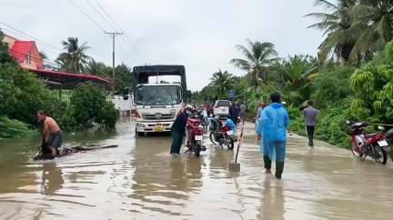 Xuất hiện lũ núi kèm mưa giông, gây thiệt hại lớn tại Ô Tà Sóc