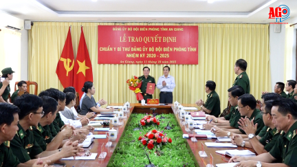 Thượng tá Nguyễn Văn Hiệp giữ chức Bí thư Đảng ủy Bộ đội Biên phòng tỉnh An Giang