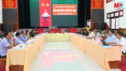 Hội nghị Đảng ủy Quân sự tỉnh An Giang phiên cuối năm 2023