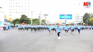 Hơn 1.100 người hưởng ứng Ngày Chạy Olympic vì sức khỏe toàn dân tỉnh An Giang năm 2024