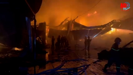 Cháy bãi chứa phế liệu ở huyện Châu Thành gây thiệt hại trên 600 triệu đồng