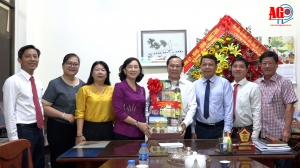 Phó Chủ tịch UBND tỉnh An Giang Nguyễn Thị Minh Thúy thăm, chúc mừng Ngày Báo chí Cách mạng Việt Nam các cơ quan báo chí