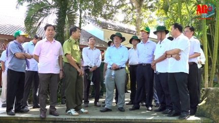 Phó Bí thư Tỉnh ủy, Chủ tịch UBND tỉnh An Giang Hồ Văn Mừng khảo sát Khu du lịch Núi Cấm