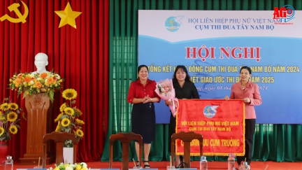 An Giang làm Cụm trưởng Cụm thi đua Hội Liên hiệp Phụ nữ các tỉnh Tây Nam Bộ năm 2025