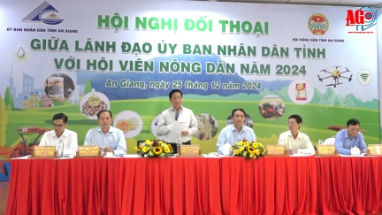 Hội nghị đối thoại giữa lãnh đạo UBND tỉnh với hội viên nông dân năm 2024