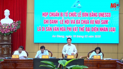 Chuẩn bị tổ chức Lễ đón nhận Bằng UNESCO ghi danh “Lễ hội Vía Bà Chúa Xứ Núi Sam” là di sản văn hóa phi vật thể đại diện nhân loại