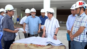 Chủ tịch UBND tỉnh An Giang Hồ Văn Mừng kiểm tra tiến độ dự án Nhà hát tỉnh An Giang