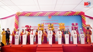 Khởi công dự án cầu 3.900 tỷ đồng chào mừng Đại hội Đảng bộ tỉnh
