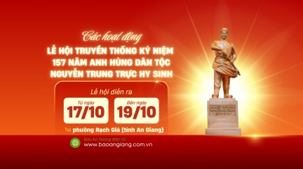 Các hoạt động lễ hội truyền thống kỷ niệm 157 năm Anh hùng dân tộc Nguyễn Trung Trực hy sinh (1868 - 2025)