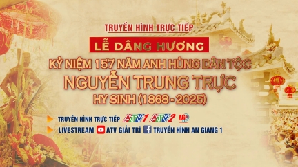 Trực tiếp Lễ dâng hương kỷ niệm 157 năm Anh hùng dân tộc Nguyễn Trung Trực hy sinh (1868 - 2025)