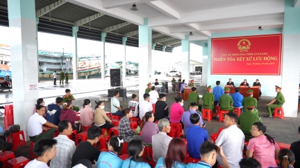 Xét xử lưu động 2 bị cáo liên quan đến IUU