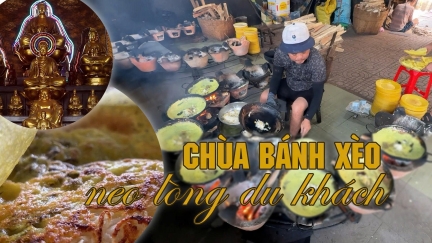 Chùa Bánh Xèo  neo lòng du khách