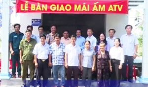 Trao tặng “Mái ấm ATV” cho hộ ông Lê Đông Anh