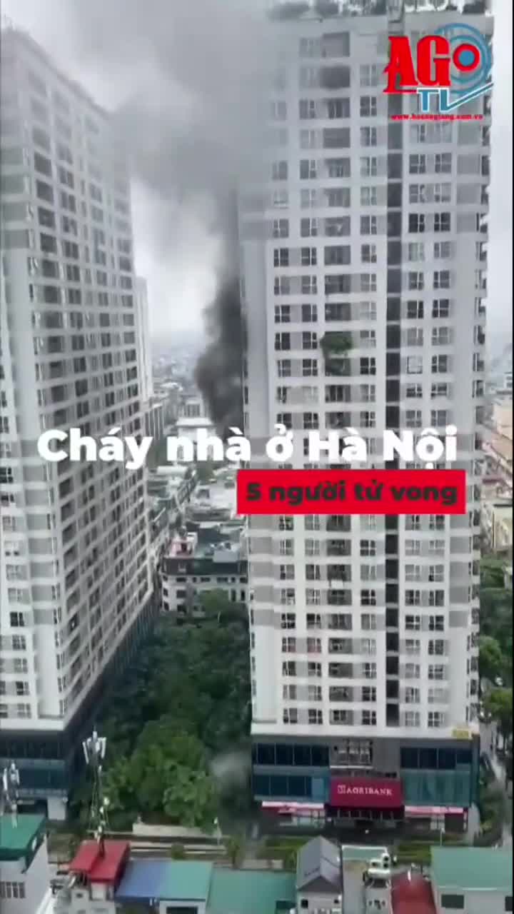 Cháy nhà ở Hà Nội, 5 người tử vong