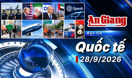 [Video] Bản tin quốc tế ngày 28-9-2026: Mỹ-Iran chưa đạt thỏa thuận; Thủ tướng Israel bí mật thăm UAE; Boeing phát hiện lỗi 737 MAX nghiêm trọng