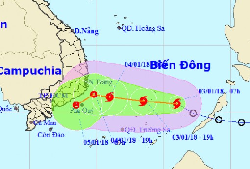 Không chủ quan với bão số 1