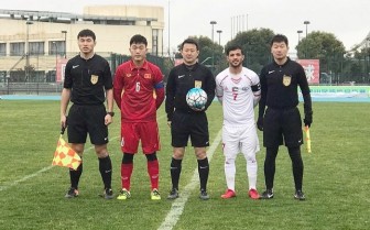 U23 Việt Nam cầm hòa 1-1 Palestine trong ngày Công Phượng đá dự bị