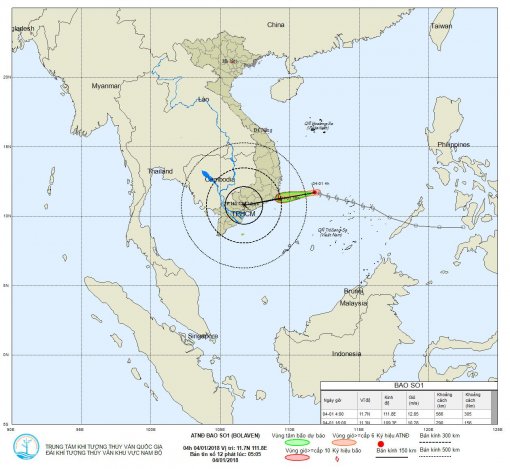Bão số 1 suy yếu, cảnh báo rủi ro thiên tai vẫn ở mức cao