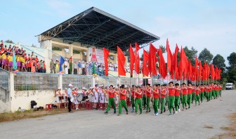 Châu Phú khai mạc Hội khỏe Phù Đổng lần thứ 28