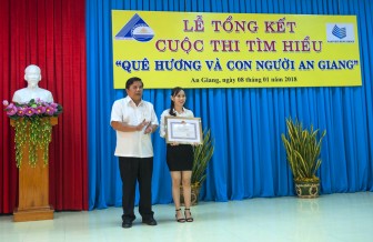 Trao giải cuộc thi tìm hiểu “Quê hương và con người An Giang”