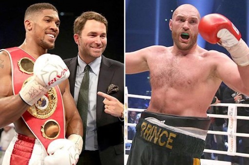 Anthony Joshua và Tyson Fury thượng đài vào mùa hè