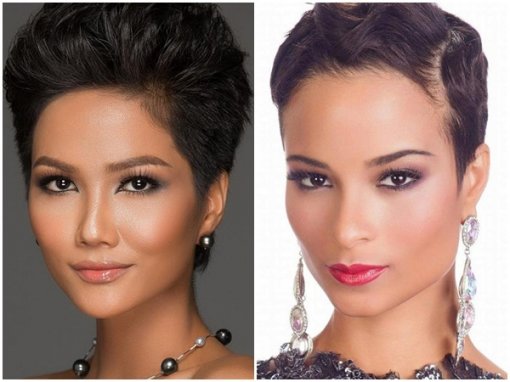 Đứng cạnh Á hậu Hoàn vũ Thế giới, H'Hen Niê 'bên 10, bên 8' đẹp chẳng kém bản chính