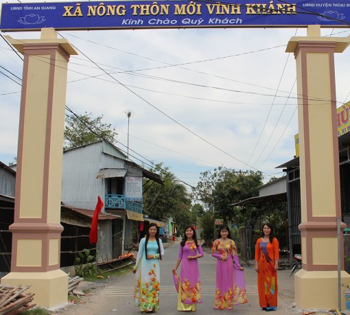 Vĩnh Khánh “về đích” nông thôn mới