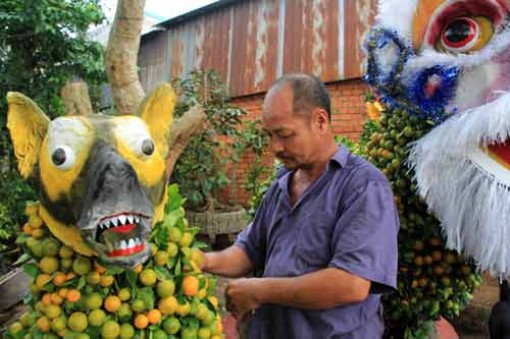 Nhà vườn miền Tây tiết lộ hàng "độc" kiểng hình chó đón Tết