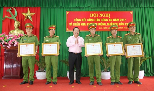 Công an Sóc Trăng triển khai công tác năm 2018