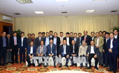 Thủ tướng Nguyễn Xuân Phúc gặp mặt lãnh đạo các cơ quan thông tấn, báo chí