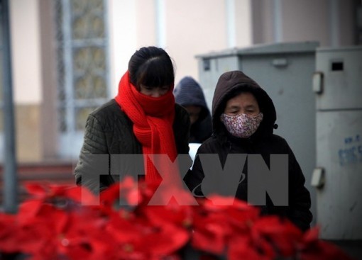 Chiều 28-1, không khí lạnh tăng cường mạnh, Bắc Bộ rét đậm