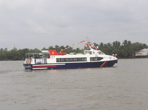 Bến Tre: Khởi hành tàu cao tốc Bến Tre đi Vũng Tàu chỉ 2 tiếng