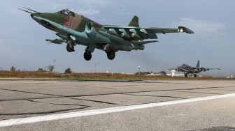Máy bay Su-25 của Nga bị bắn rơi ở Syria, phi công thiệt mạng