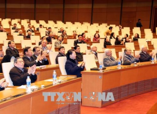 Chủ tịch Quốc hội Nguyễn Thị Kim Ngân gặp mặt, chúc Tết cán bộ hưu trí của Quốc hội