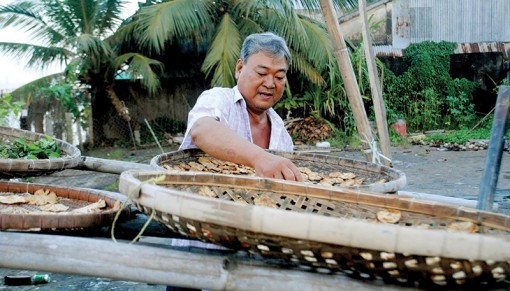 Nâng cao thu nhập từ các thành phẩm khóm Tắc Cậu