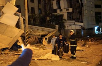 Động đất rung chuyển Đài Loan, 2 người chết, 200 người bị thương