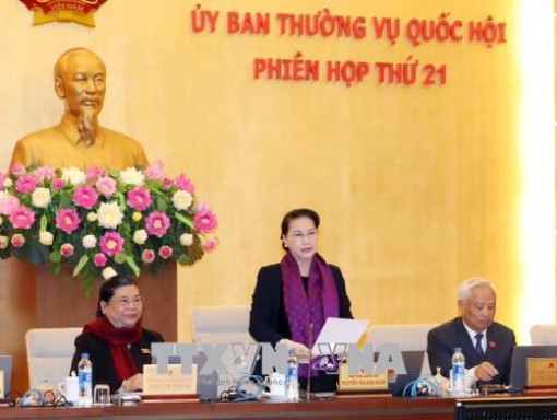 Phiên họp thứ 21 Ủy ban Thường vụ Quốc hội diễn ra trong 1 ngày, cho ý kiến về nhiều dự luật