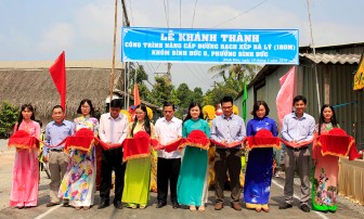 Khánh thành nhiều công trình cầu, đường ở phường Bình Đức