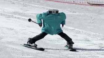 Olympic PyeongChang 2018: Độc đáo cuộc thi robot trượt tuyết đầu tiên trên thế giới