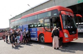 Bến xe khách Long Xuyên phục vụ tốt nhu cầu đi lại Tết