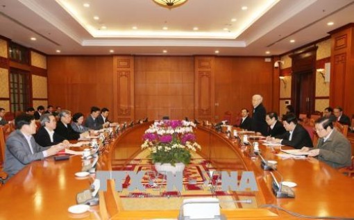 Ban Bí thư đánh giá kết quả tổ chức Tết Nguyên đán Mậu Tuất 2018