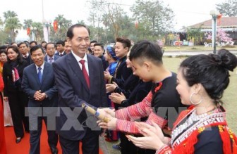 Chủ tịch nước tham dự các hoạt động văn hóa, cộng đồng các dân tộc Việt Nam