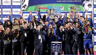 Quảng Nam đoạt Siêu Cúp quốc gia 2017