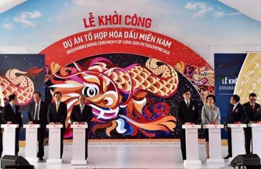 Thủ tướng nhấn nút khởi công tổ hợp hóa dầu 5,4 tỷ USD