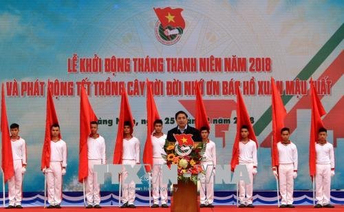 Khởi động Tháng Thanh niên và phát động Tết trồng cây Xuân Mậu Tuất 2018